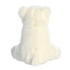 Eco Nation ekologiškas pliušinis žaislas – sėdintis baltasis lokys, 19 cm