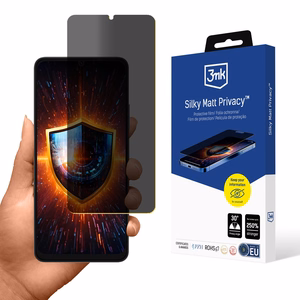 3mk Silky Matt Privacy — приватный фильтр для экрана для uleFone Note 20 Pro