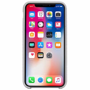 Incase Pop dėklas, skirtas iPhone X, skaidrus ir skalūno pilkas
