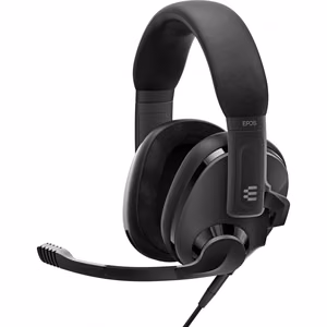 Sennheiser EPOS H3 laidinės žaidimų ausinės su mikrofonu, 3,5 mm / USB – juodos