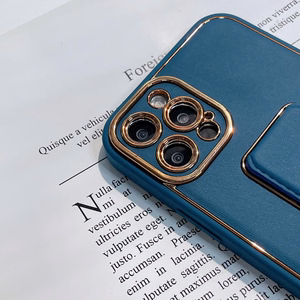 Naujas Kickstand dėklas telefonui iPhone 13 Pro su stovu žalias