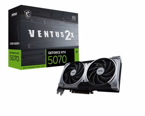 MSI GeForce RTX 5070 12G VENTUS 2X OC NVIDIA 12 GB GDDR7 vaizdo plokštė
