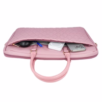 Wonder Dėklas nešiojamam kompiuteriui 17 colių pico dygsniuotas rožinis