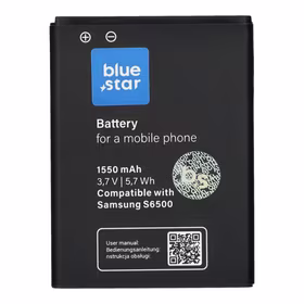 Išorinė baterija Samsung Galaxy Mini 2 S6500 / Galaxy Young S6310 / Galaxy Ace Plus S7500 1550 mAh Blue Star Premium