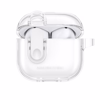 AmazingThing Minimalus ausinių dėklas AirPods 4 – skaidrus