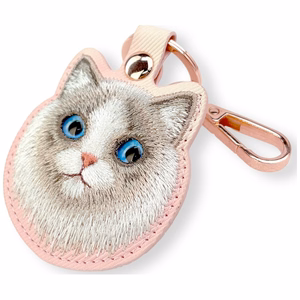 Nimmy New Big Eyed Pet 2.0 didžiaakės katės formos sekiklio dėklas – rožinis