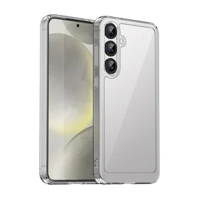 Kosminės erdvės dėklas su geliniu rėmeliu Samsung Galaxy S25+ - skaidrus