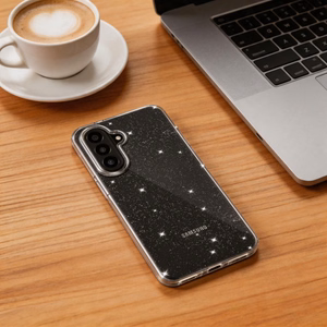 Tech-Protect FlexAir dėklas Samsung Galaxy A27 5G, skaidrus su blizgučiais