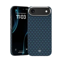 Benks magnetinis Armor Air Armor Grid Kevlar dėklas su metaliniu rėmeliu 600D (0068) Iphone 17 Air telefonui mėlynas