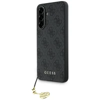 Guess 4G Charms Collection dėklas Samsung Galaxy A56 - Juodas