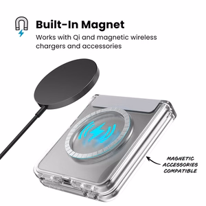 Speck Presidio Perfect-Clear Magnet – MagSafe dėklas Samsung Galaxy Z Flip 8 (skaidrus)