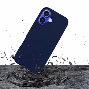3mk Silicone dėklas telefonui iPhone 16 Plus - tamsiai mėlynas
