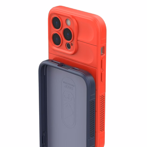 Чехол Magic Shield для iPhone 13 Pro гибкий бронированный красный