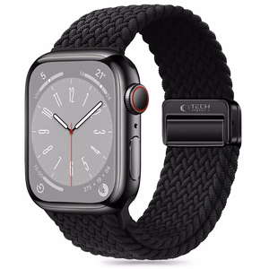 TECH-PROTECT NYLONMAG APPLE WATCH 6 / 7 / 8 / 9 / 10 / SE / ULTRA 1 / 2 (44 / 45 / 46 / 49 MM) JUODAS