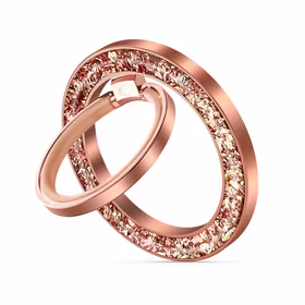 Tech-Protect MMR200 magnetinis laikiklis / žiedas su MagSafe - rožinis su kristalais