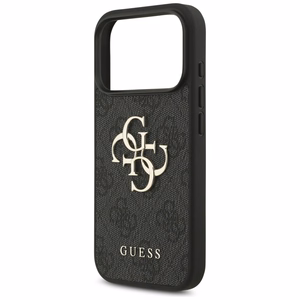 Guess 4G Strap 4G Classic Logo dėklas telefonui iPhone 17 Pro - juoda