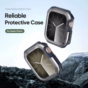 DUX DUCIS dėklas TAMO Apple Watch 10 serijai 42 mm skaidrus su tamsiai mėlynu