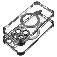 Dėklas ANTISHOCK ELECTRO IPHONE 17 Pro Max suderinamas su MagSafe juodas