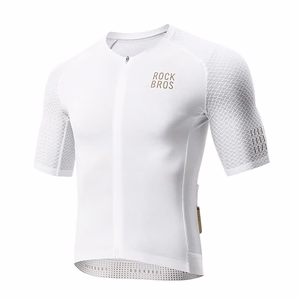 Rockbros YDDX011 Diamond Short Sleeve Cycling Jersey Size S - White