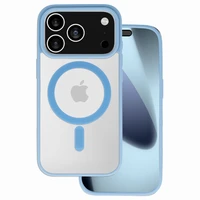 Acrylic Color Magsafe dėklas iPhone 17 Pro šviesiai mėlynas