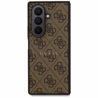 Dėklas telefonui GUESS SAMSUNG Z Fold7 GUHMZFD7P4MSEGCW (Magnētinis 4G PU su dideliu logotipu) rudas