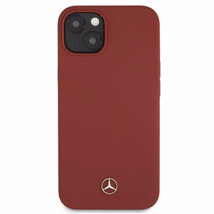 Mercedes Silicone Line чехол iPhone 13 - Красный
