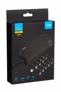 iBox IUZ120WA maitinimo adapteris patalpinis 120 W juodas