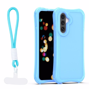 Safepop dėklas su dirželiu skirtas Samsung Galaxy A36 5G / A56 5G / A37 5G mėlynas