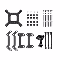 DeepCool LS720S Zero Dark Procesorius Universalusis skystinis aušintuvas 12 cm Juoda 1 vnt