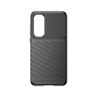 Thunder Case apsauginis dėklas telefonui Samsung Galaxy A55 - juodas
