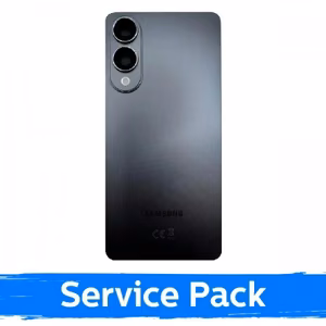 Galinis dangtelis suderinamas su Samsung S937 S25 Edge / titano juoda / (Service Pack)