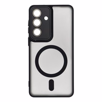 VARIETE MAG COVER Dėklas telefonui, suderinamas su MagSafe, skirtas SAMSUNG S26 Edge juodas