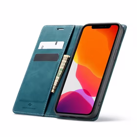 Spacecase piniginės dėklas iPhone 12 Pro Max mėlynas