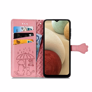 Dėklas Cat-Dog Samsung A546 A54 5G rožinis