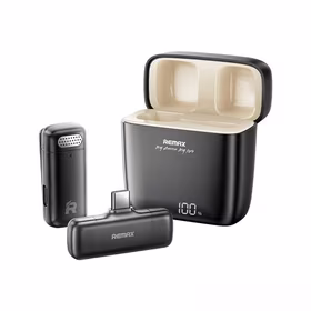 REMAX MICROPHONE K13 WITH CLIP USB-C juodas