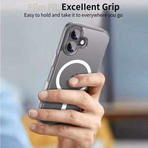 Tech-Protect Flexair Hybrid CC MagSafe dėklas iPhone 17 skaidrus