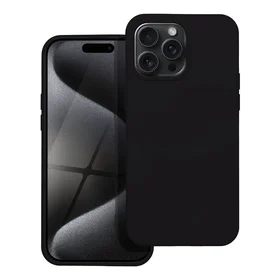 Silikoninis dėklas IPHONE 15 Pro Max - juodas