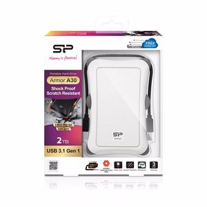 Silicon Power Armor A30 išorinis kietasis diskas 2000 GB baltas