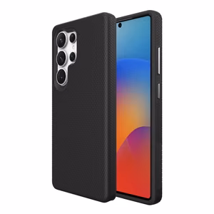 Dėklas Perfectionists Triangle Case Samsung S928 S24 Ultra juodas