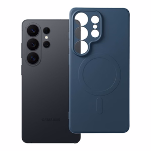Silikoninis Magnetinis dėklas telefonui, suderinamas su MagSafe, skirtas SAMSUNG S26 Ultra, mėlynas