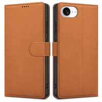 Dėklas Fancy Wallet Xiaomi Redmi 15C 4G rudas