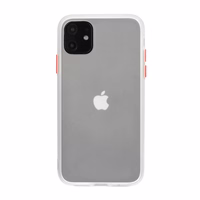Vennus Color Button Bumper dėklas telefonui Iphone 6/6S skaidrus