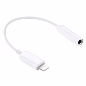 Adapteris ADP18 iš Lightning į 3,5mm baltas