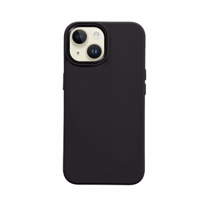 Crong Color Cover LUX Magnetic dėklas, skirtas iPhone 15 Plus, suderinamas su MagSafe, juodas