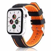 Beline Dirželis Apple Watch Solid Silicone 42/44/45/49mm oranžinis-juodas