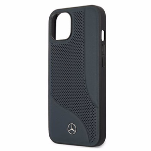 Mercedes odinis perforuotos srities dėklas telefonui iPhone 13 mini – tamsiai mėlynas