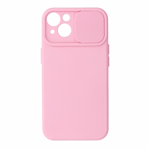 Camshield Soft dėklas telefonui Iphone 13 šviesiai rožinis