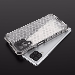 Honeycomb dėklas apsauginis su TPU buferiu Samsung Galaxy A22 4G juodas