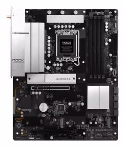 Asrock B860 Rock WiFi 7 Intel B860 LGA 1851 (Socket V1) ATX pagrindinė plokštė
