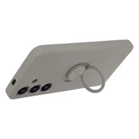 Piršto žiedo dėklas, skirtas "Samsung Galaxy S24", šviesiai pilkas